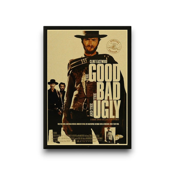 Affiche de Film Vintage - The good, the bad and the ugly