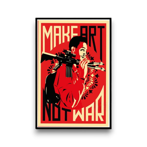 Affiche Pop Art - Make Art Not War