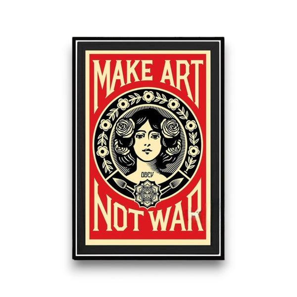 Affiche Pop Art - Make Art Not War