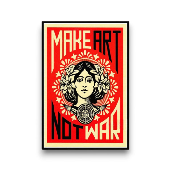 Affiche Pop Art - Make Art Not War