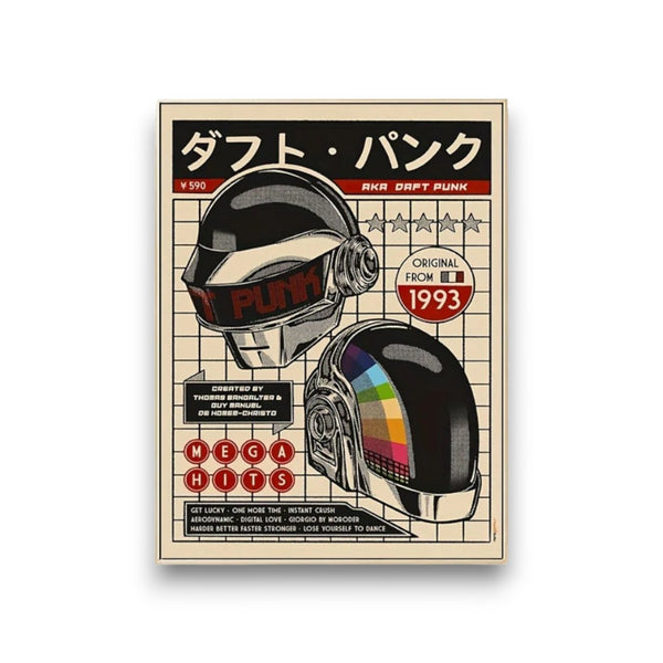 Affiche Vintage - Daft Punk