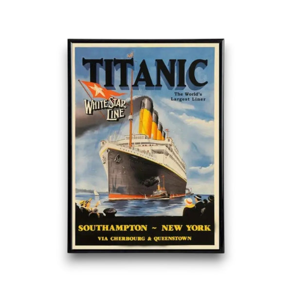 Affiche de Film Vintage - Titanic