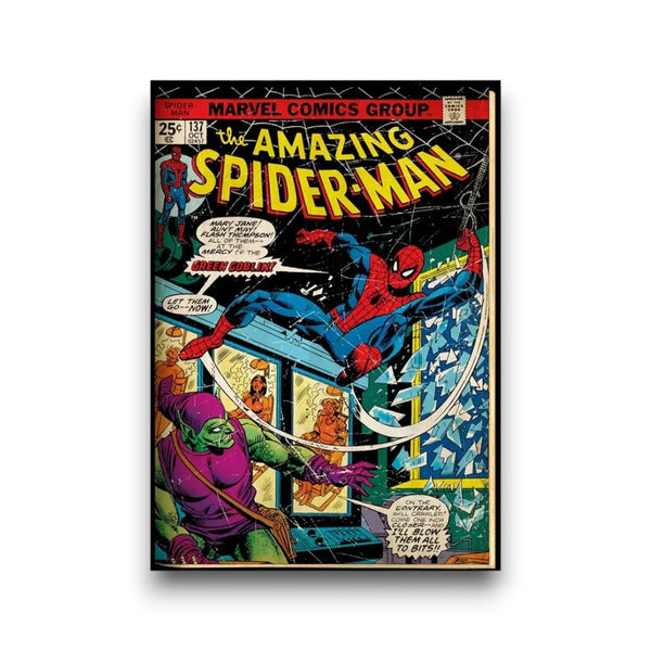 Affiche Vintage Marvel - Spider Man