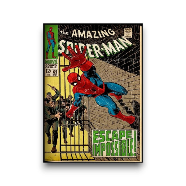 Affiche Vintage Marvel - Spider Man