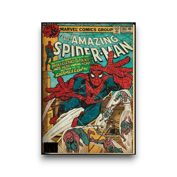 Affiche Vintage Marvel - Spider Man