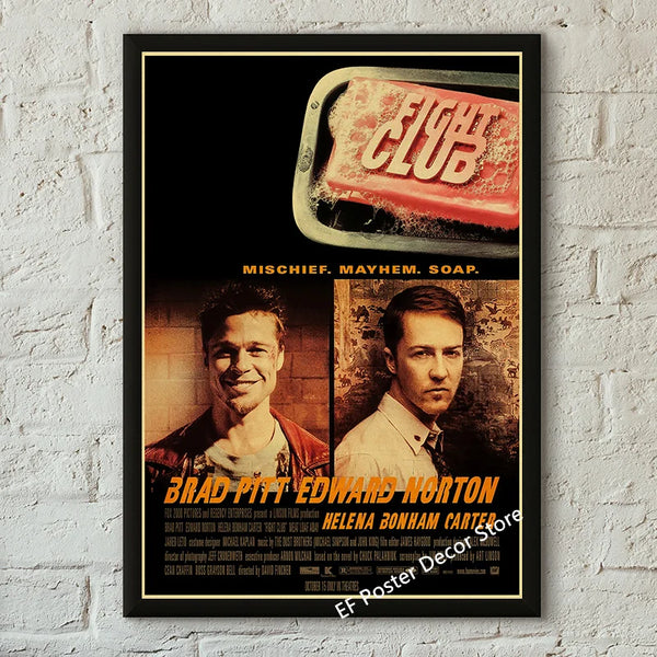 Affiche de Film Vintage - Fight Club