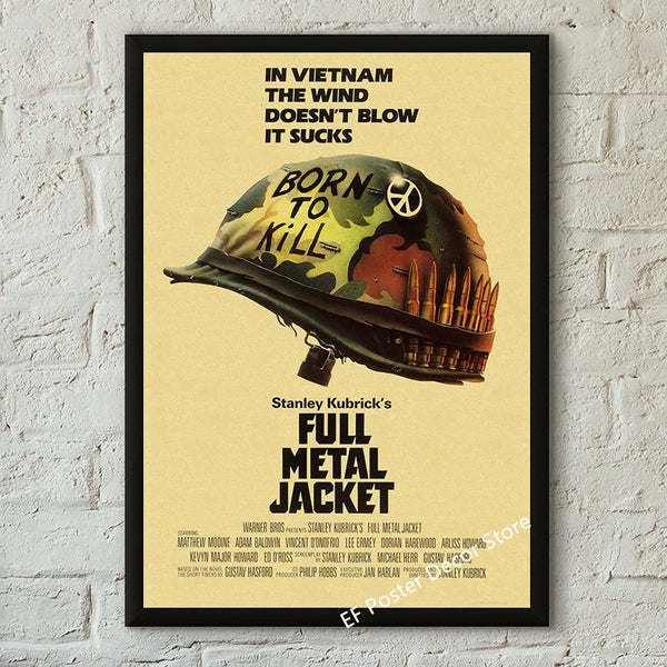 Affiche de Film Vintage - Full Metal Jacket