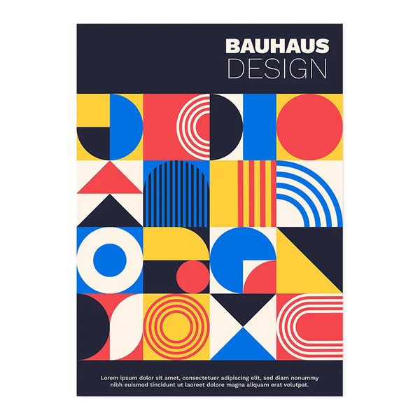 Affiche Bauhaus Design