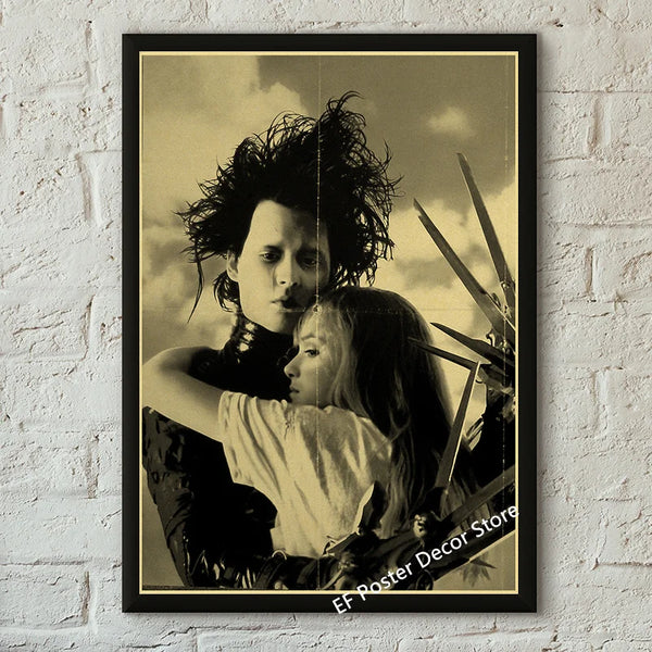 Affiche de Film Vintage - Edward Scissorhands