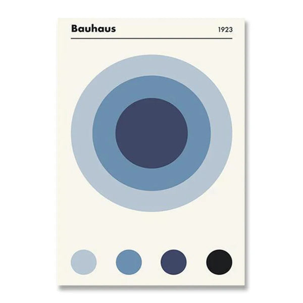 Affiche Bauhaus - Blue