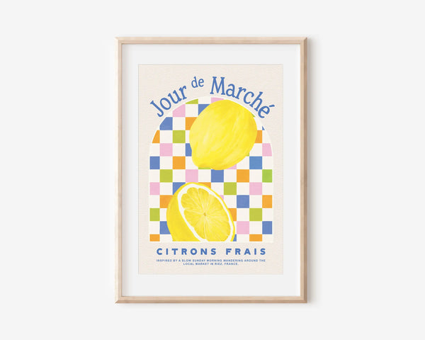 Affiche Vintage - Art Mural Inspiration Food