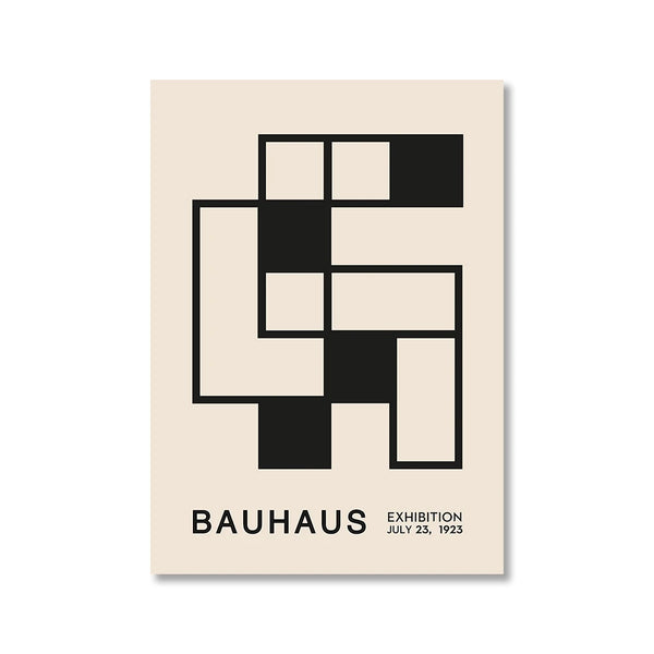 Affiche Bauhaus - Exhibition July 23, 1923