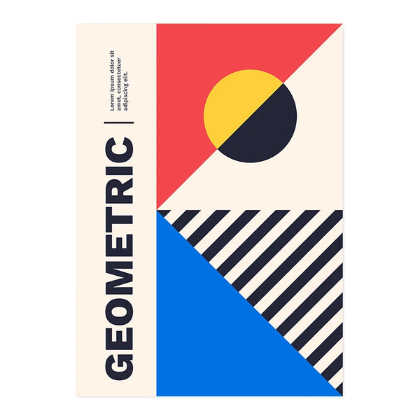 Affiche Bauhaus - Geometric