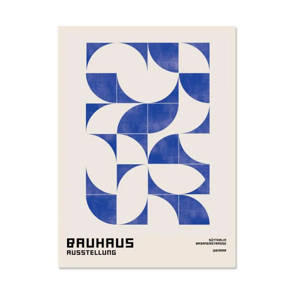 Affiche Bauhaus - Ausstellung Blue