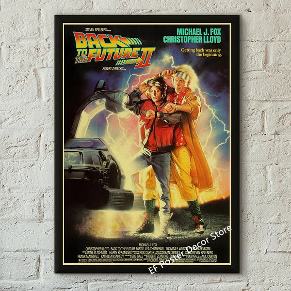 Affiche de Film Vintage - Back To The Future II