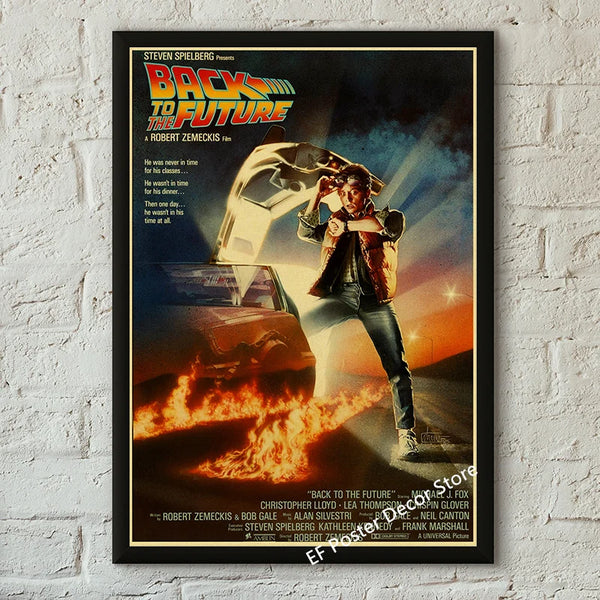 Affiche de Film Vintage - Back To The Future