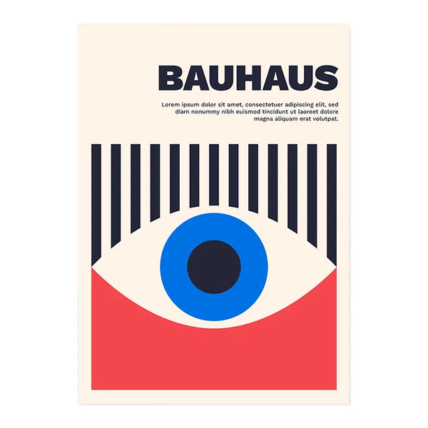 Affiche Bauhaus - Eye