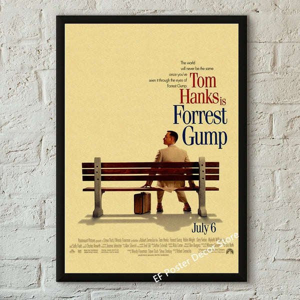 Affiche de Film Vintage - Forrest Gump