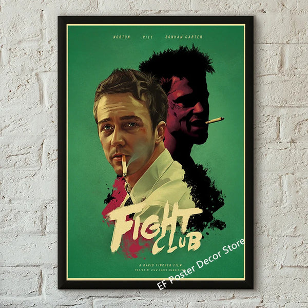 Affiche de Film Vintage - Fight Club