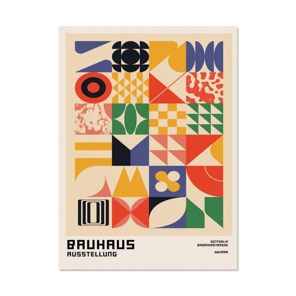 Affiche Bauhaus - Ausstellung Color