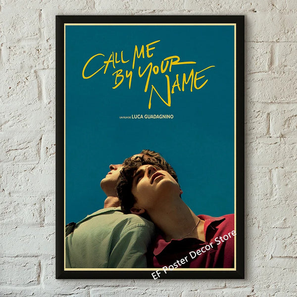 Affiche de Film Vintage - Call Me By Your Name